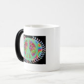 SYMBOLE DE PAIX DE FLEURS MOUFFER Mug (Devant gauche)