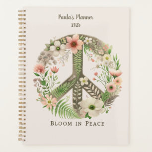 Symbole de paix de Pretty Initiales