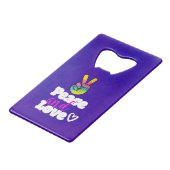 Symbole de paix et d'amour Arc-en-ciel (Devant Angle)