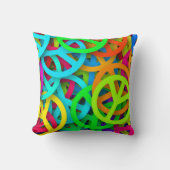 Symbole de paix Icône signe moderne Jeter oreiller (Recto)