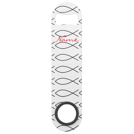 Symbole de poisson chrétien Ichthys Thunder_Cove (Devant)