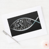 Symbole de poisson Jésus Sticker religieux (Enveloppe)