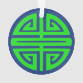 symbole de prospérité chinois vert (dos)