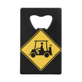 Symbole de prudence du panier de golf (Devant)