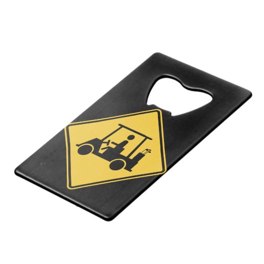 Symbole de prudence du panier de golf (Devant Angle)