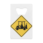 Symbole de prudence du panier de golf (Dos)