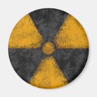 Symbole de rayonnement en détresse Magnet
