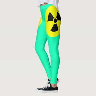 Symbole de rayonnement Leggings turquoise