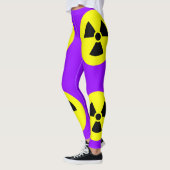 Symbole de rayonnement Leggings violets (Gauche)