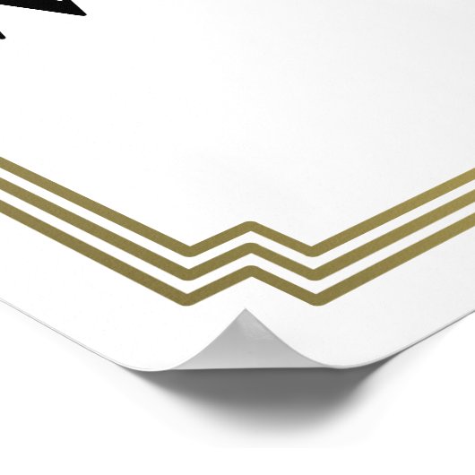 Symbole de réception de mariage Art déco blanc élé (Coin)