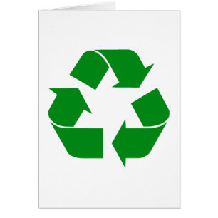 Symbole de recyclage vert