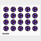 Symbole de recyclage violet Sticker (Feuille)