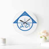 Symbole de référence architecturale horloge murale (Maison)