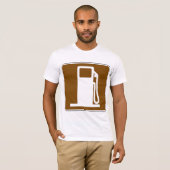 SYMBOLE DE ROUTE-PESER Mens T-Shirt (Devant entier)