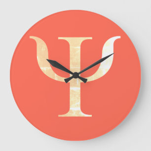 SYMBOLE DE SCIENCE Psychologique Horloge rouge ora