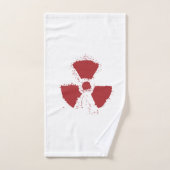 Symbole de Splatter Radioactive Warning (Serviette à main)