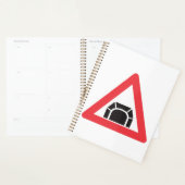 Symbole de trafic du panneau d'avertissement du tu (Devant avec enveloppe)