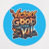 Symbole de triomphe Dussehra 2025 - Sticker découp (Design 2)