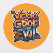 Symbole de triomphe Dussehra 2025 - Sticker découp (Design 1)
