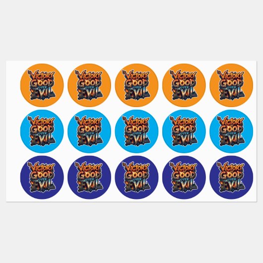 Symbole de triomphe Dussehra 2025 - Sticker découp (Feuille)