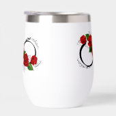 Symbole d'infini avec les roses rouges (Droite)