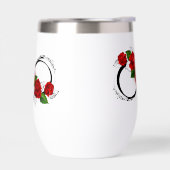 Symbole d'infini avec les roses rouges (Gauche)