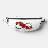 Symbole d'infini avec les roses rouges (Poser)