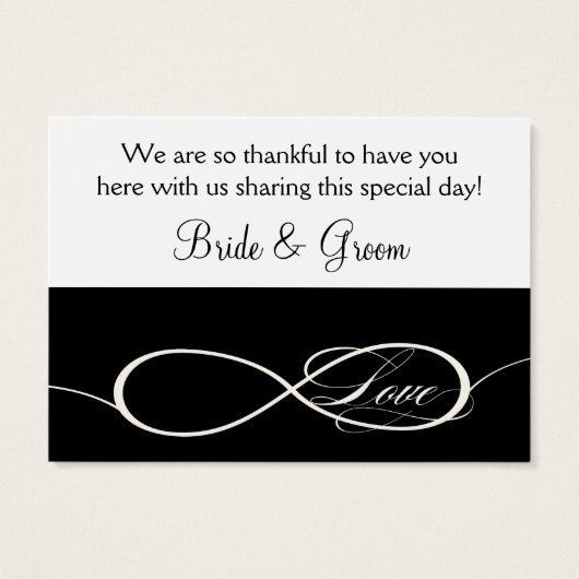 Symbole d'infini Connexion Amour infini Favoriser (Dos)