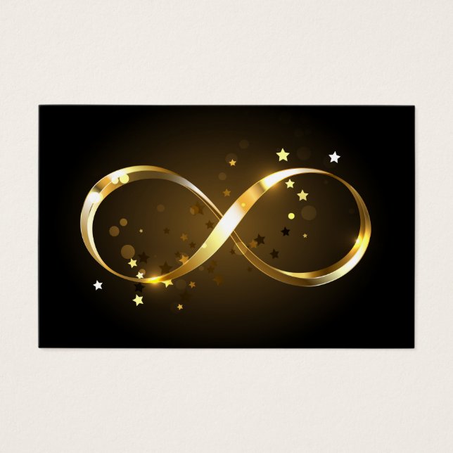 Symbole d'infini doré (Devant)