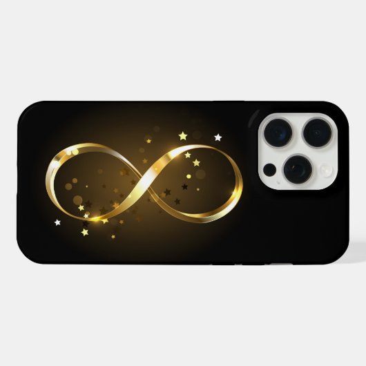 Symbole d'infini doré (Verso Horizontal)