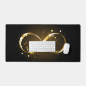 Symbole d'infini doré (Clavier et souris)