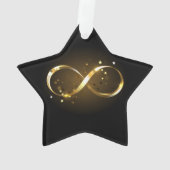 Symbole d'infini doré (dos)