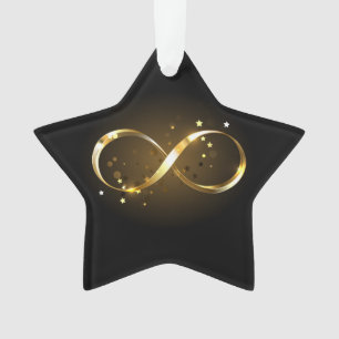 Symbole d'infini doré