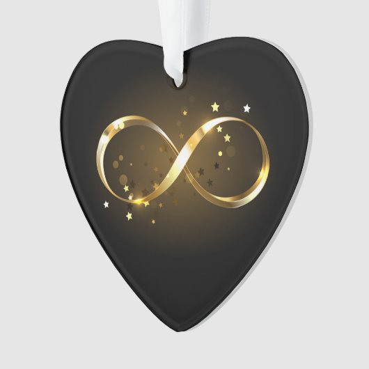Symbole d'infini doré (devant)