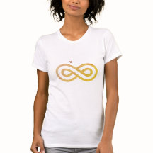Symbole d'infini T-shirt Lucky