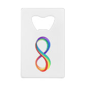 Symbole d'infinité arc-en-ciel stratifié (Dos)