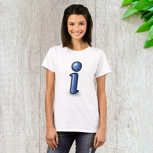 Symbole d'information T-shirt femme