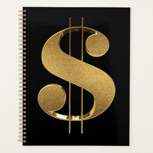 SYMBOLE Dollar Or (Devant)