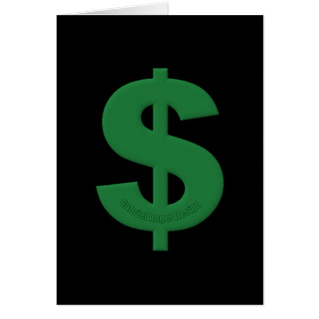 Symbole Dollar Vert (Devant)