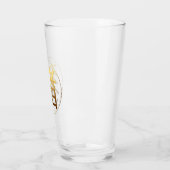 Symbole d'or Cochon chinois Nouvel An 2019 Verre (Gauche)