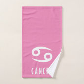 Symbole du cancer du zodiaque (Serviette à main)