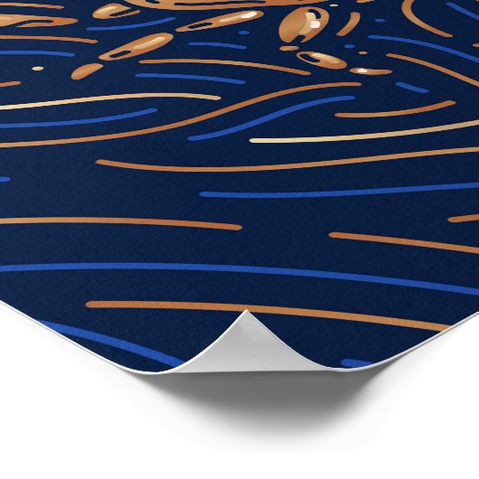 Symbole du cancer du zodiaque | Impression numériq (Coin)