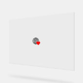 Symbole du coeur rouge créé avec des lignes lisses (Angle)