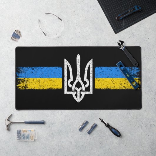 SYMBOLE DU Drapeau Ukraine (Poste de travail)