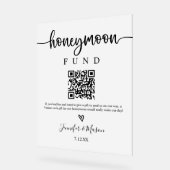 Symbole du fonds de lune de miel, QR Code Honeymoo (Angle)