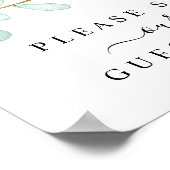 Symbole du livre d'or Mariage Eucalyptus Greenery (Coin)