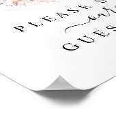 Symbole du livre d'or Mariage Tropical Calla Lily (Coin)