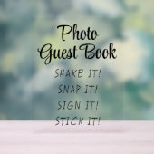 Symbole du livre d'or Photo Simple Modern Cute (Neutre)