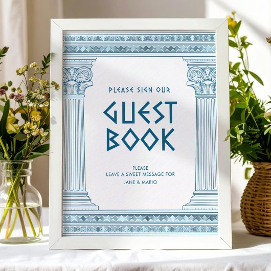 Symbole du livre d'or pour la fête du toga grec