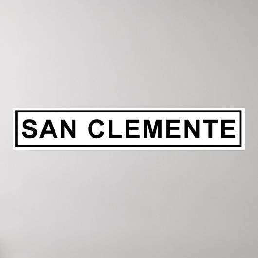 Symbole du train San Clemente Poster (Devant)